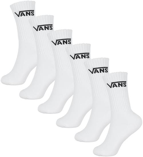 Vans Strømper - 6-pak Classic Crew - White