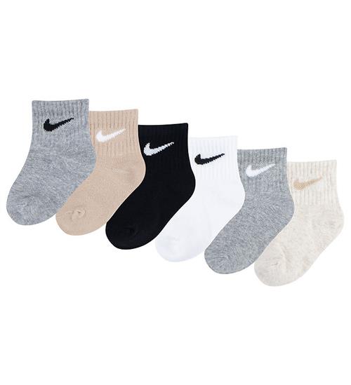 Nike Strømper - 6-pak - Grå/Sort/Hvid/Sand