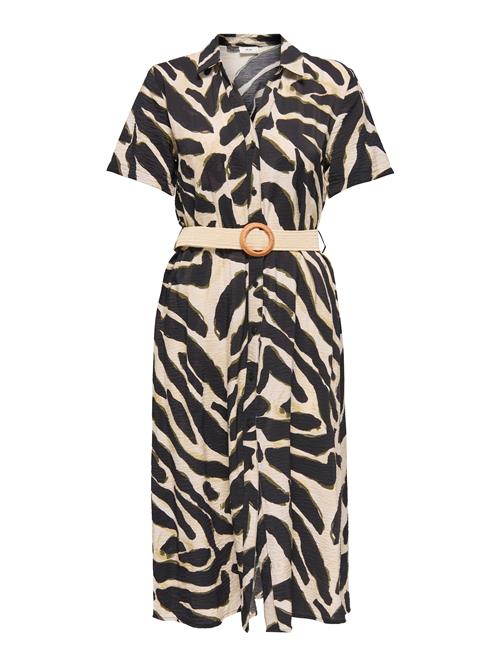 JDY Kjole 'JDYJASMINE'  beige / ecru / oliven / sort