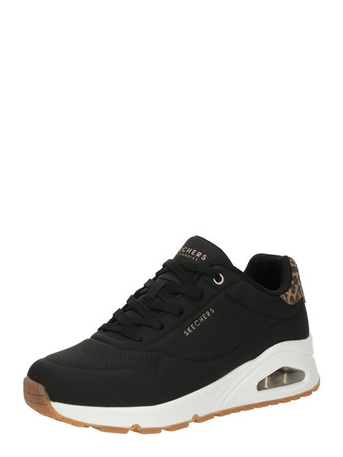 SKECHERS Sneaker low 'UNO'  mørkebeige / sort
