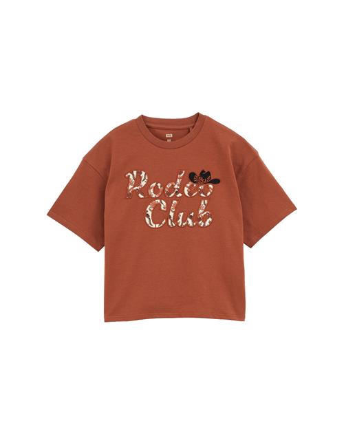 WE Fashion Bluser & t-shirts  brun / sort / hvid