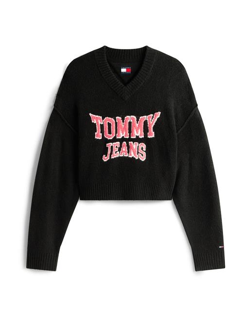 Tommy Jeans Pullover  lys rød / sort / hvid