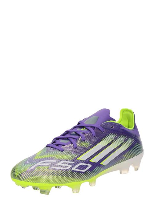 Se ADIDAS PERFORMANCE Fodboldstøvler 'F50 Pro'  lysegrøn / mørkelilla / offwhite ved About You