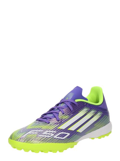 ADIDAS PERFORMANCE Fodboldstøvler 'F50 League'  neongul / mørkelilla / hvid