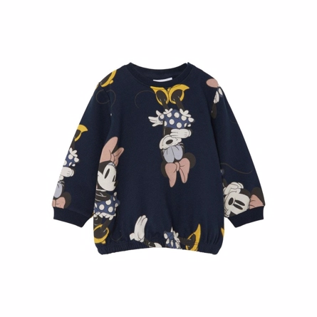 Se NAME IT Minnie Mouse Sweatshirt Janita Dark Sapphire hos SmartKidz