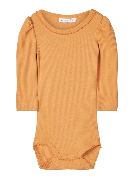 Se NAME IT Pufærme Modal Body Kabexi Spruce Yellow hos SmartKidz