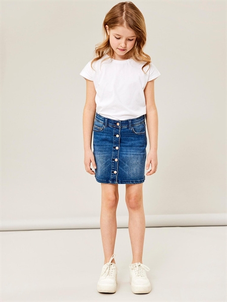 Se NAME IT Denim Nederdel Becky Dark Blue ved SmartKidz