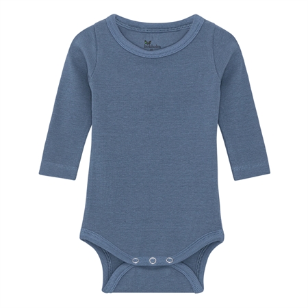 Se BIRKHOLM Rib Body Indigo Blå hos SmartKidz