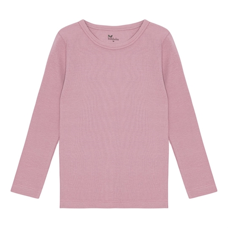 Se BIRKHOLM Rib Bluse Skygge Rosa hos SmartKidz