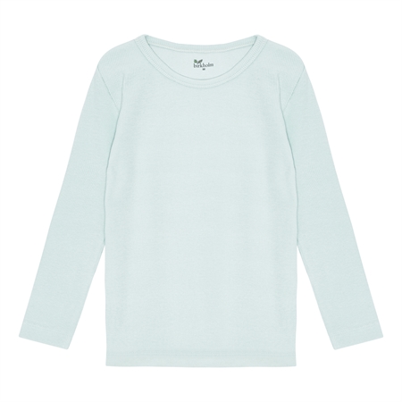 Se BIRKHOLM Rib Bluse Pastel Blå hos SmartKidz