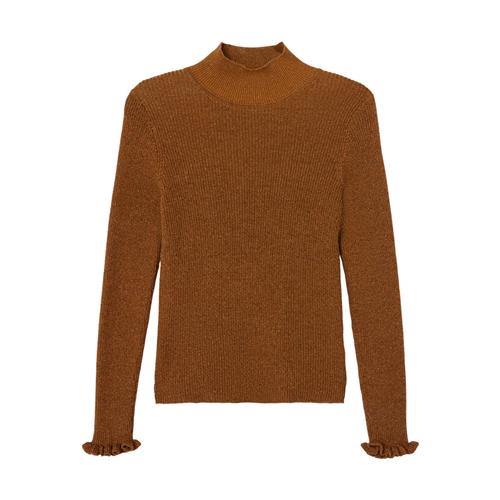 Se NAME IT Glimmer Striktrøje Riaglitter Bone Brown hos SmartKidz