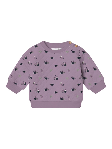Se NAME IT Quilt Sweatshirt Rayia Lavender hos SmartKidz
