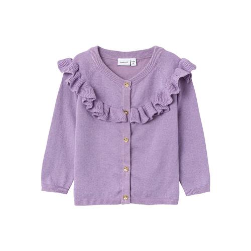 Se NAME IT Glimmer Cardigan Fresine Lavender Mist hos SmartKidz