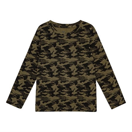 Se BIRKHOLM Bluse Army Camouflage hos SmartKidz