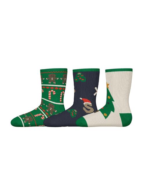 Se NAME IT 3-Pak Julesokker Richristmas Jolly Green hos SmartKidz