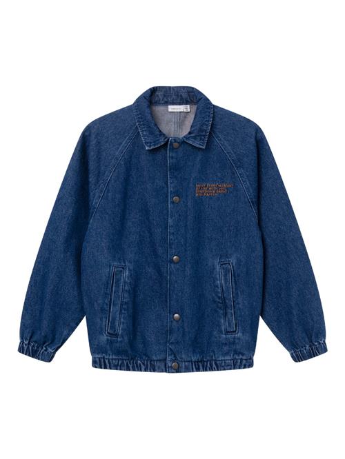 Se NAME IT Oversize Denim Overshirt Kasper Dark Blue hos SmartKidz