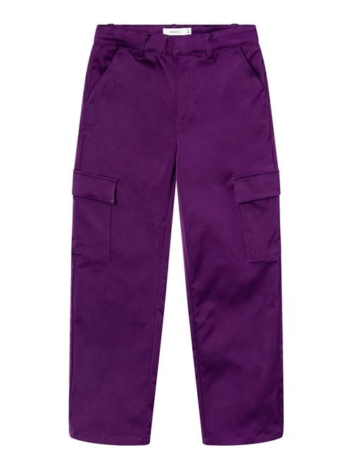 Se NAME IT Shine Cargobukser Rose Grape Juice hos SmartKidz