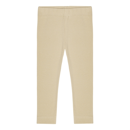 Se BIRKHOLM Rib Leggings Vanilje Beige hos SmartKidz