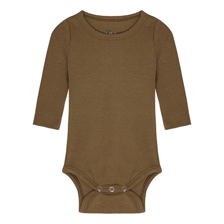 Se BIRKHOLM Rib Body Teak Brun hos SmartKidz