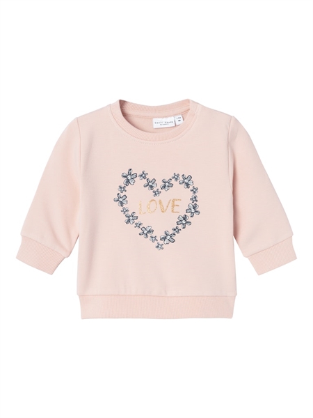 Se NAME IT Sweatshirt Vrillie Sepia Rose hos SmartKidz