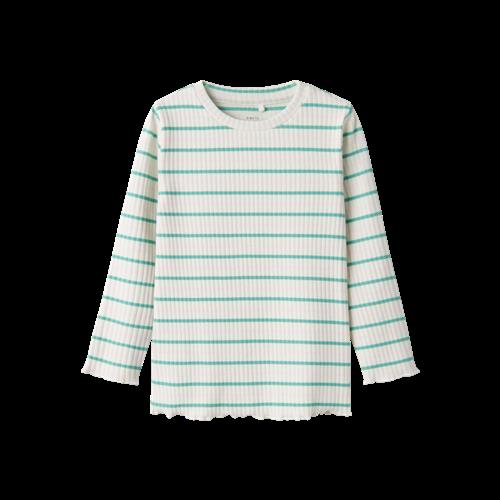 Se NAME IT Langærmet Bluse Vemma Jet Stream Wasabi hos SmartKidz