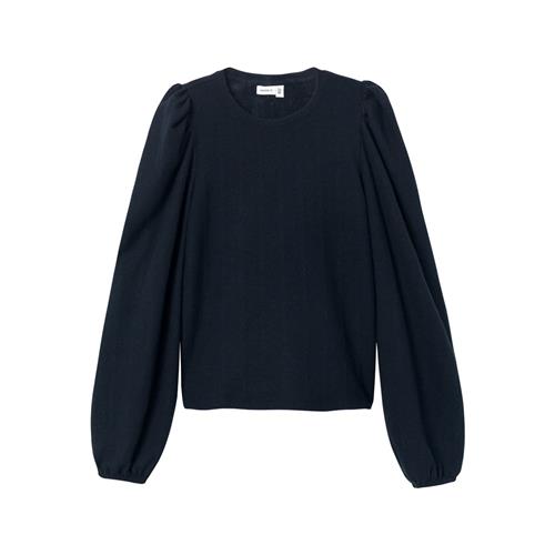 Se NAME IT Langærmet Bluse Bobbeline Dark Sapphire hos SmartKidz