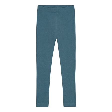 Se BIRKHOLM Rib Leggings Petroleum Blå hos SmartKidz