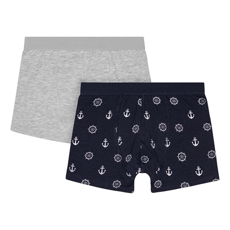 Se BIRKHOLM 2-Pak Boxershorts Maritim hos SmartKidz