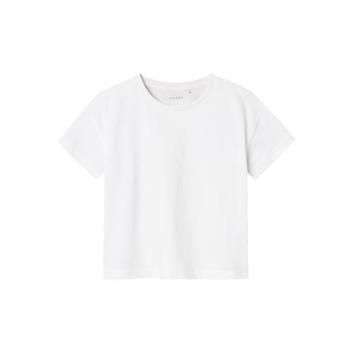 NAME IT Kort Boxy T-Shirt Vita Bright White