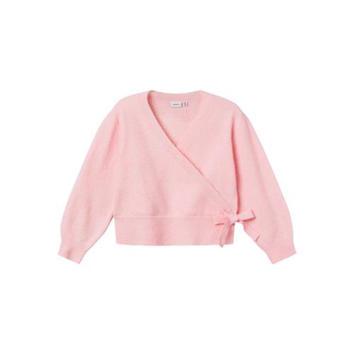 Se NAME IT Strik Cardigan Fallet Parfait Pink hos SmartKidz