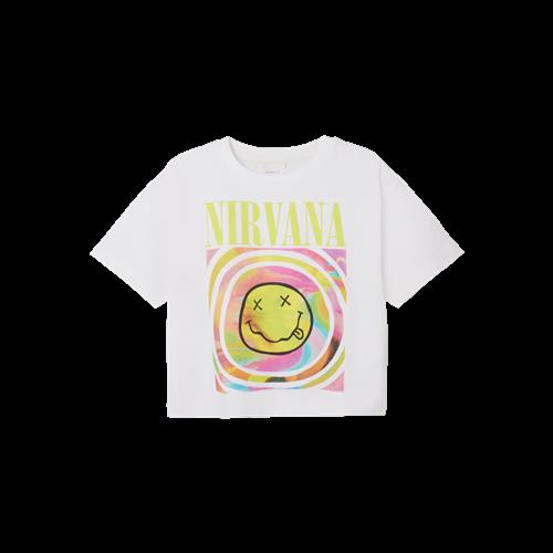 Se NAME IT Boxy Nirvana T-Shirt Faxa Bright White hos SmartKidz