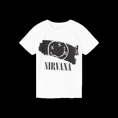 Se NAME IT Nirvana T-Shirt Attimus Bright White hos SmartKidz