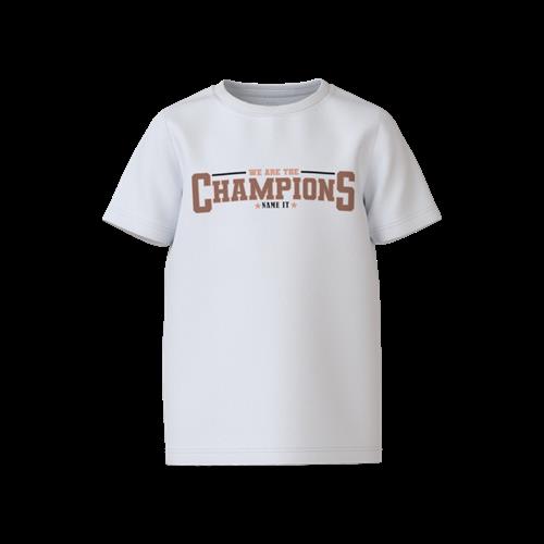NAME IT T-Shirt Vilogo Bright White