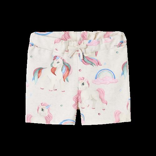 Se NAME IT Sweat Shorts Harumi Peyote Melange hos SmartKidz