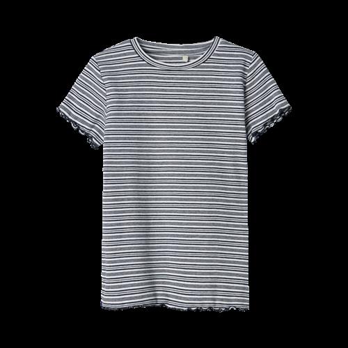 Se NAME IT Rib T-shirt Vemma Dark Sapphire hos SmartKidz