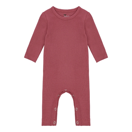 Se BIRKHOLM Rib Heldragt Rabarber Rosa hos SmartKidz
