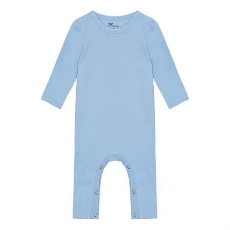 Se BIRKHOLM Rib Heldragt Baby Blå hos SmartKidz