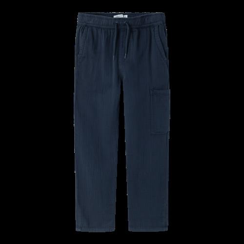 NAME IT Tapered Twill Bukser Ben Dark Sapphire