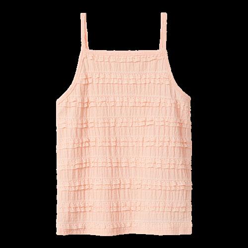 NAME IT Kort Strop Top Jerta Peach Parfait