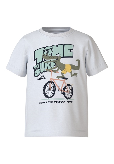 Se NAME IT T-Shirt Victor Bright White hos SmartKidz