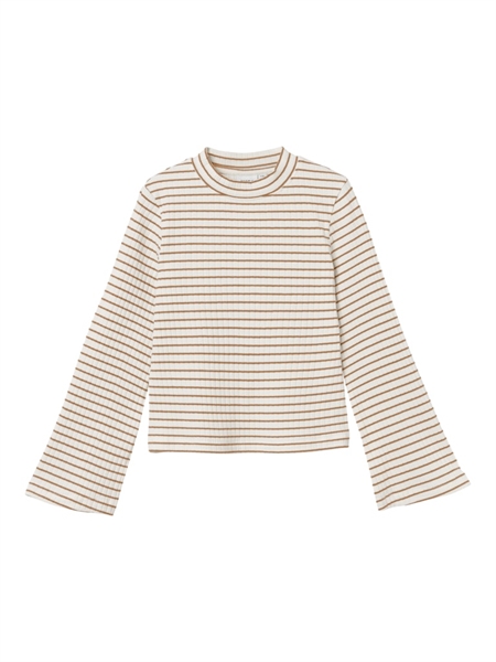 NAME IT Langærmet Bluse Kalone Jet Stream Almond