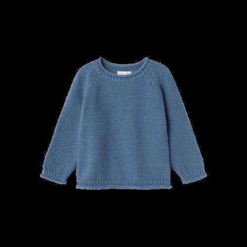 Se NAME IT Striktrøje Kilon Coronet Blue Melange hos SmartKidz
