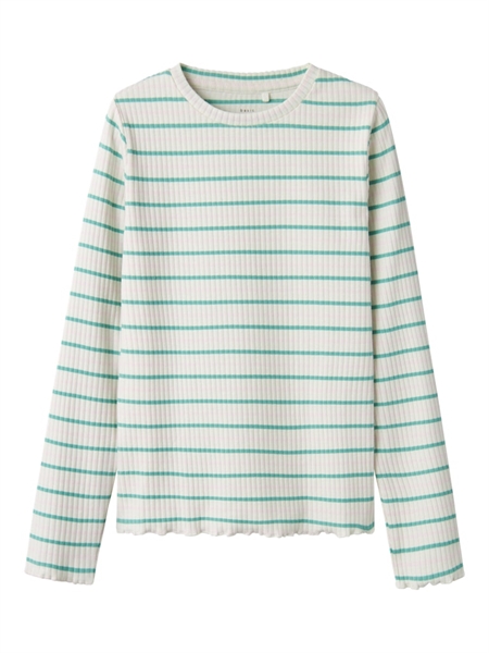 Se NAME IT Langærmet Bluse Vemma Jet Stream Wasabi hos SmartKidz