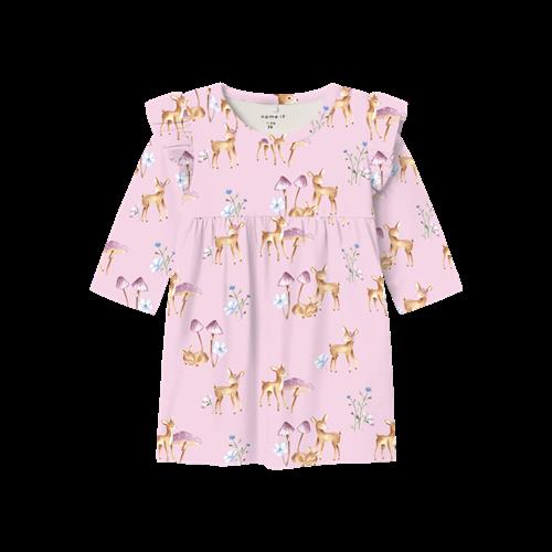 NAME IT Langærmet Kjole Kusia Festival Bloom