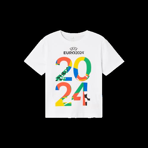 NAME IT UEFA Euro 2024 T-Shirt Mica Bright White