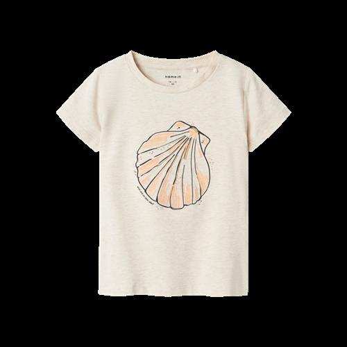 Se NAME IT T-Shirt Jelis Peyote Melange hos SmartKidz