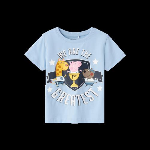 NAME IT Gustav Gris T-shirt Mikhail Chambray Blue
