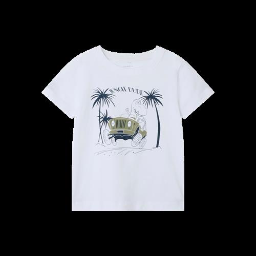 Se NAME IT T-shirt Henroy Bright White hos SmartKidz