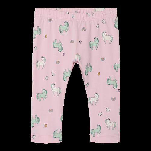 Se NAME IT Trekvart Leggings Jennia Parfait Pink hos SmartKidz