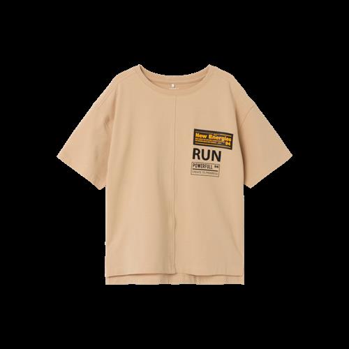 Se NAME IT Løs T-Shirt Lauven Irish Cream hos SmartKidz